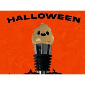 Spooky Yet Adorable Ghost Flame Wine Bottle Stopper for Halloween Decor